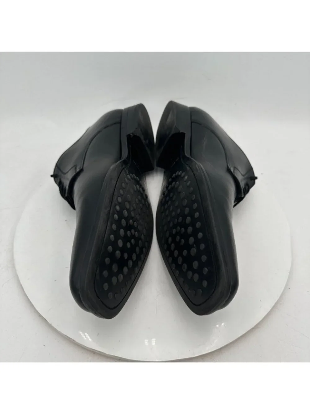 To Boot New York Men Size 9 Black Leather Plain Toe Lace Up Derby Dress Shoes
